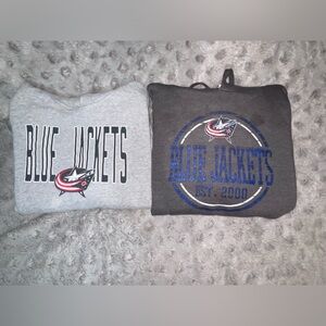 Blue Jacket Hoodies